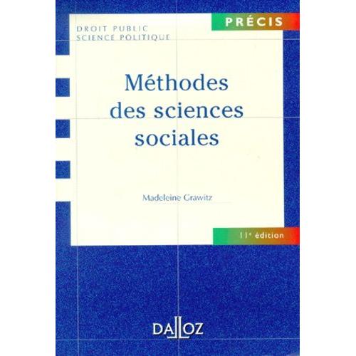 Méthodes Des Sciences Sociales - 11ème Édition