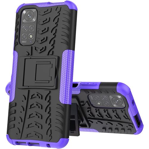 Coque Pour Redmi Note 11 / 11s Militaire Shock-Absorption Et Anti-Rayures Amovible 2 En 1 Coque De Xiaomi Redmi Note 11 / 11s. Hyun Purple