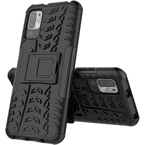 Coque Pour Redmi Note 10 5g, Militaire Shock-Absorption Et Anti-Rayures Amovible 2 En 1 Coque De Xiaomi Redmi Note 10 5g / 10t 5g / Poco M3 Pro. Hyun Black