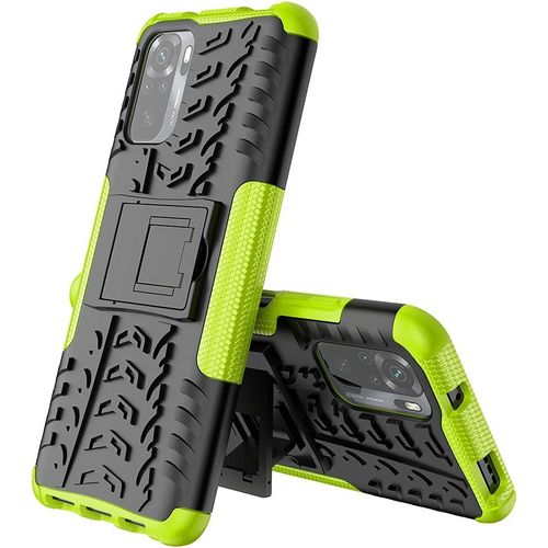 Coque Pour Redmi Note 10 / 10s, Militaire Shock-Absorption Et Anti-Rayures Amovible 2 En 1 Coque De Xiaomi Redmi Note 10 / 10s. Hyun Green