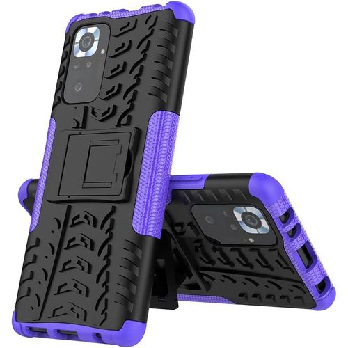 Coque Pour Xiaomi Redmi Note 10 Pro, Militaire Shock-Absorption Et Anti-Rayures Amovible 2 En 1 Coque De Xiaomi Xiaomi Redmi Note 10 Pro. Hyun Purple