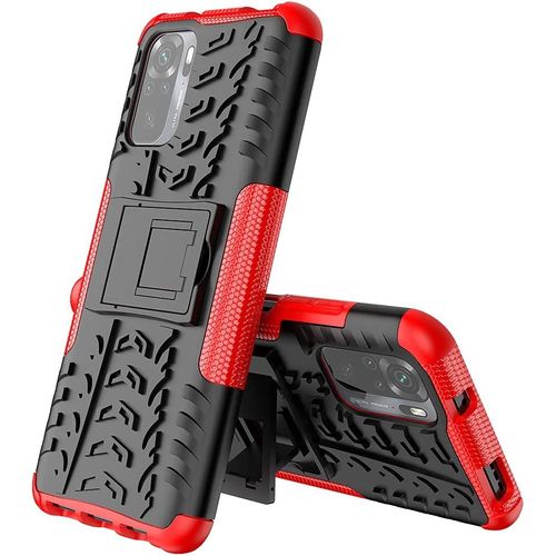 Coque Pour Redmi Note 10 / 10s, Militaire Shock-Absorption Et Anti-Rayures Amovible 2 En 1 Coque De Xiaomi Redmi Note 10 / 10s. Hyun Red
