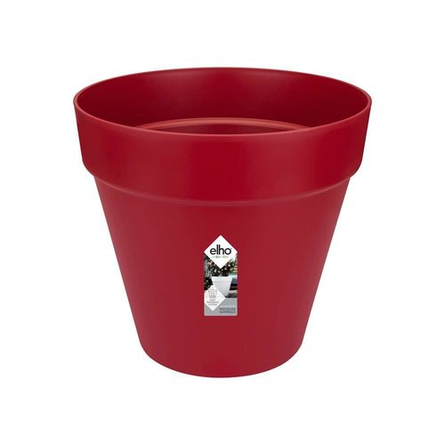 Pot De Fleur Rond Loft Urban Avec Roues - Ø 40 X H.35 Cm - Fruits Rouges - Elho