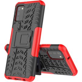 Coque Pour Samsung A03s Militaire Shock-Absorption Et Anti-Rayures Amovible 2 En 1 Coque De Samsung Galaxy A03s (166.5). Hyun Red