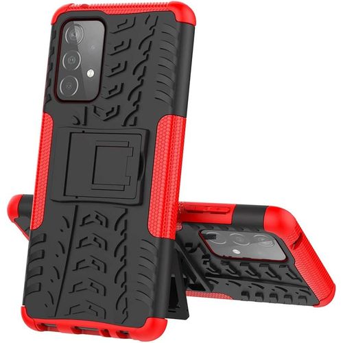 Coque Pour Samsung A52 5g Militaire Shock-Absorption Et Anti-Rayures Amovible 2 En 1 Coque De Samsung Galaxy A52 5g. Hyun Red