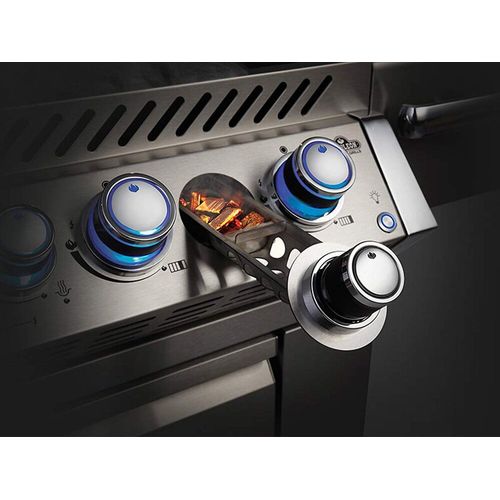 Barbecue gaz encastrable Napoleon Prestige Pro 825 inox 4 brûleurs + 2 Sizzle Zone + brûleur arrière + Fumage