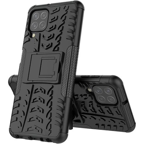 Coque Pour Samsung A22 4g Militaire Shock-Absorption Et Anti-Rayures Amovible 2 En 1 Coque De Samsung Galaxy A22 4g. Hyun Black