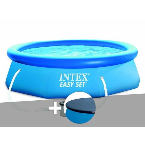 Kit piscine autoportée Intex Easy Set 3,05 x 0,76 m + Epurateur + Bâche de protection