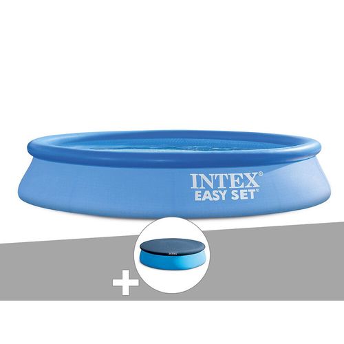 Kit piscine autoportée Intex Easy Set 3,05 x 0,61 m + Bâche de protection