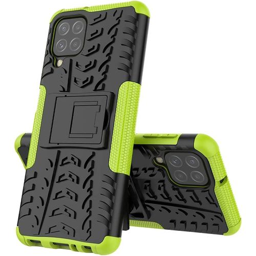 Coque Pour Samsung A22 4g Militaire Shock-Absorption Et Anti-Rayures Amovible 2 En 1 Coque De Samsung Galaxy A22 4g. Hyun Green