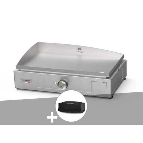 La Plancha Inox 160 électrique + housse de protection - LE MARQUIER