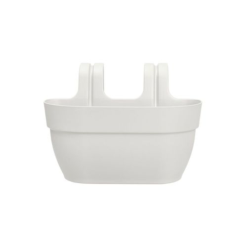 Balconnière En Plastique Elho Vibia Campana Easy Hanger Medium Blanc Soie - 36 X 24 X 26,5 Cm