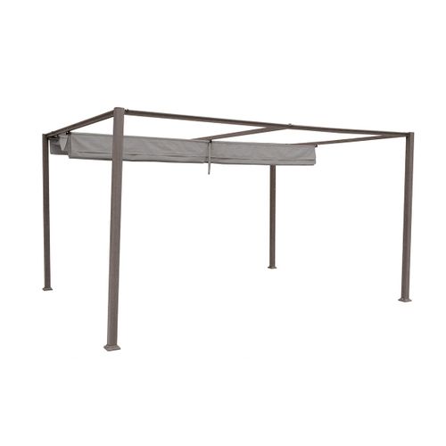 Tonnelle De Jardin En Aluminium Noisette Palmeira - 4 X 3 M - Hespéride