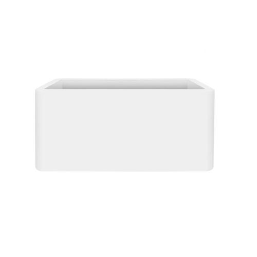 Pot De Fleur Pure Soft Brick Long 80 X 39 X H.39 Cm - Blanc