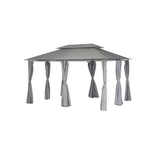 Tonnelle De Jardin Thira 3 X 4 M Graphite/Ardoise - Hespéride