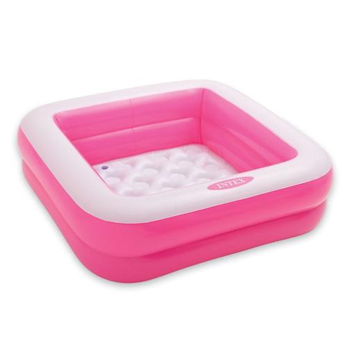 Piscine gonflable carrée Rose - Intex