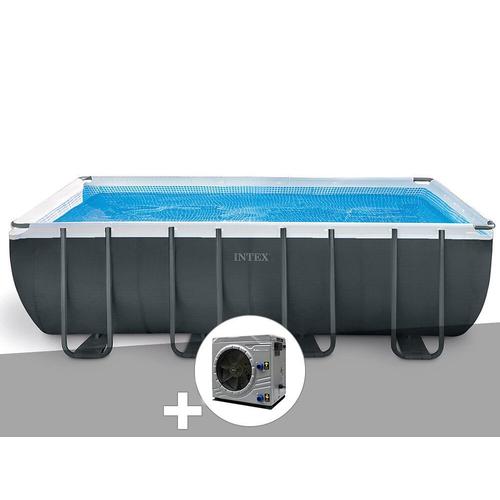 Kit piscine tubulaire Intex Ultra XTR Frame rectangulaire 5,49 x 2,74 x 1,32 m + Pompe ? chaleur