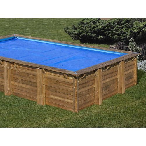 Bâche à bulles pour piscine bois rectangulaire Braga 8,15 x 4,20 m - Gré