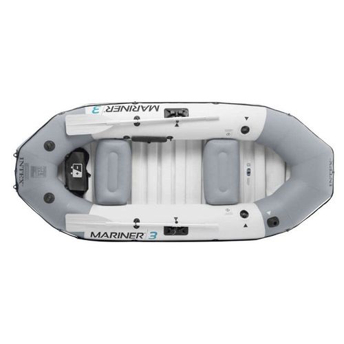 Kit Bateau Gonflable 3 Places Mariner 3 Avec Rames Et Gonfleur - Intex