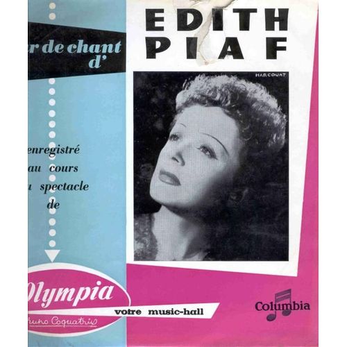 Le Tour De Chant D'edith Piaf À L'olympia