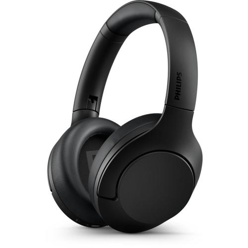 Philips TAH8506 - Écouteurs avec micro - circum-aural - Bluetooth - sans fil, filaire - Suppresseur de bruit actif - jack 2,5 mm - noir