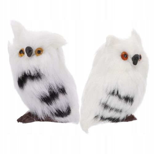 Jouets En Peluche En Forme De Hibou De Simulation Pour Enfants 2pcs