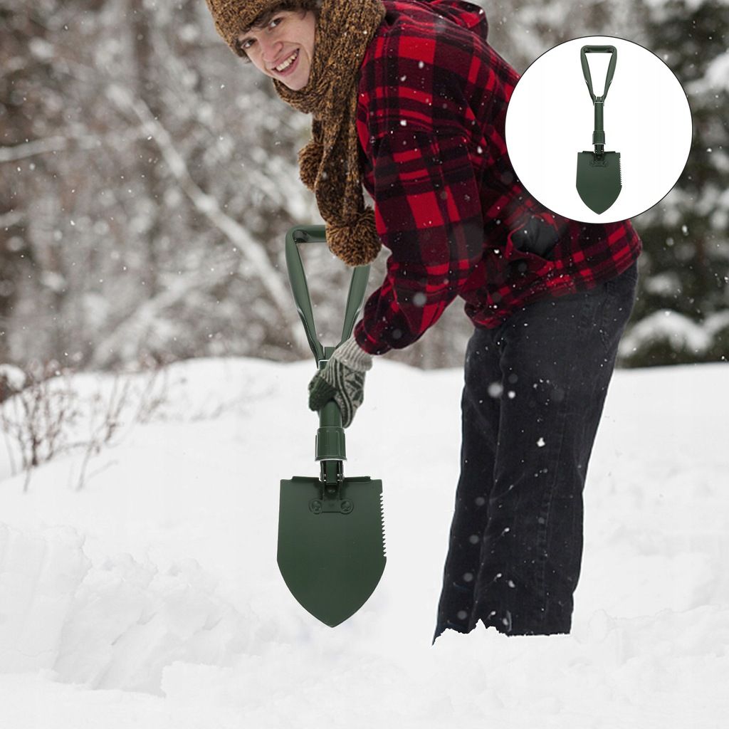 1 jeu de pelle pliante Portable Camping - 4