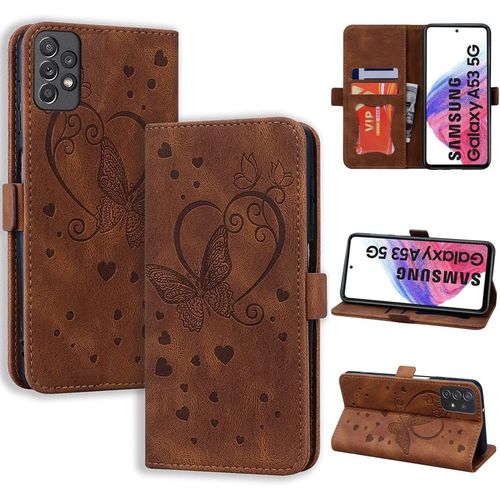 Coque Samsung Galaxy A53 5g, Samsung A53 5g, Flip Case En Protecion Pour Samsung Galaxy A53 5g (6,5""), Rose
