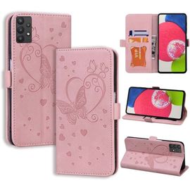 Coque Samsung A52s 5g Coque Samsung A52 5g&4g, Flip Case En Protecion Pour Samsung Galaxy A52 4g / A52 5g / A52s 5g, Rose