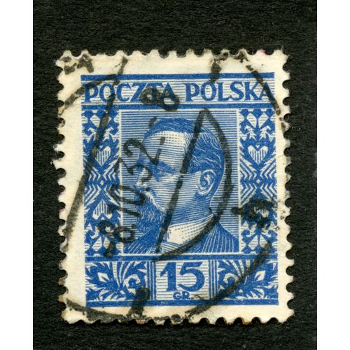 Timbre Oblitéré Poczta Polska, 15 Gr