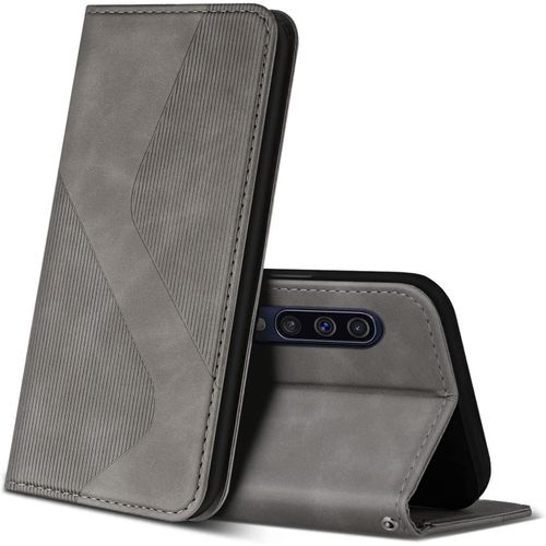 Coque Pour Samsung Galaxy A50 / Galaxy A50s / Galaxy A30s, Premium De Protection, Clapet Folio Pour Samsung Galaxy A50 / Galaxy A50s / Galaxy A30s (Gris)
