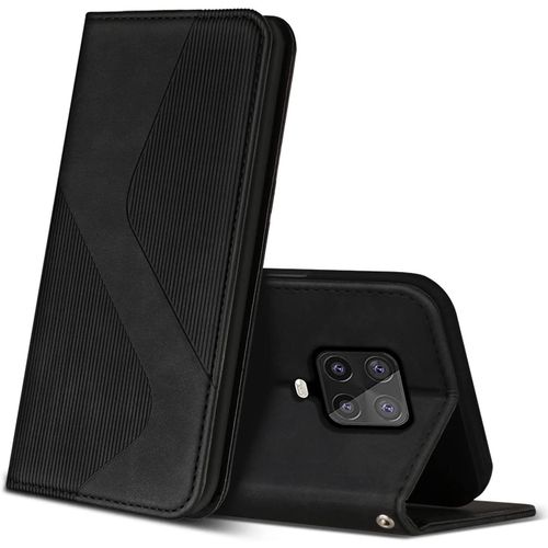 Coque Pour Xiaomi Redmi Note 9 Pro/Redmi Note 9s, Premium De Protection, Clapet Folio Pour Xiaomi Redmi Note 9 Pro/Redmi Note 9s (Noir)