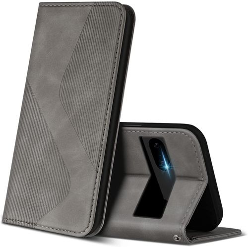 Coque Pour Google Pixel 7, Premium De [Emplacements Cartes] [Magnetique], Clapet Folio Pour Google Pixel 7 (Gris)
