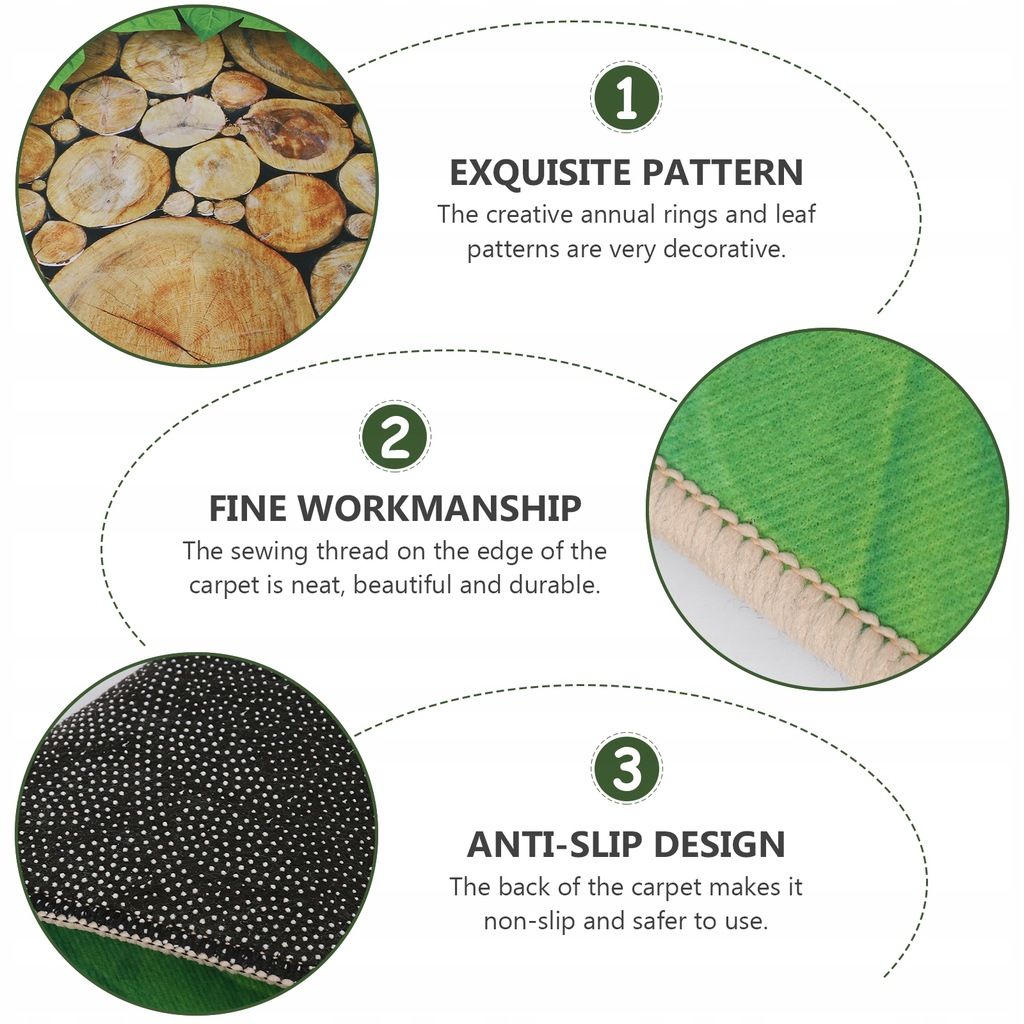 1 Tapis Rond Pour Enfants. - 2
