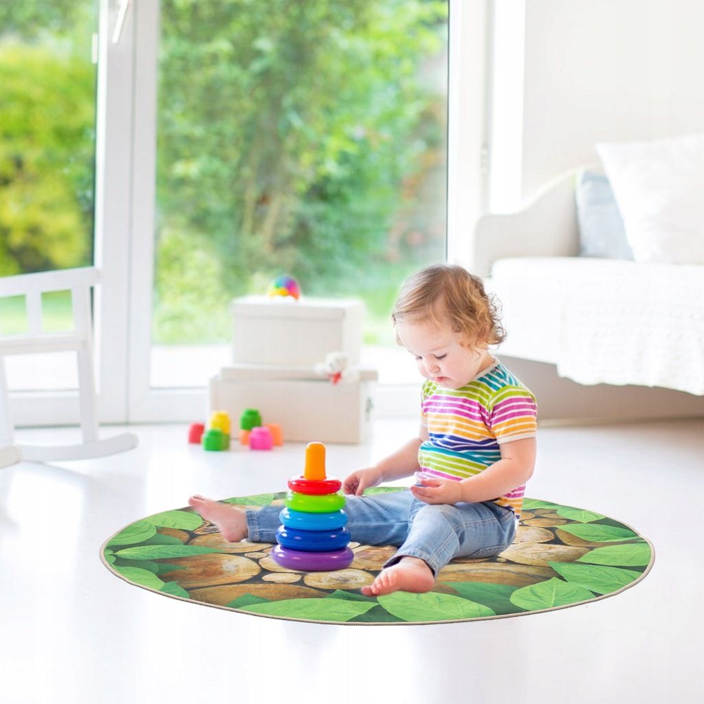 1 Tapis Rond Pour Enfants. - 6