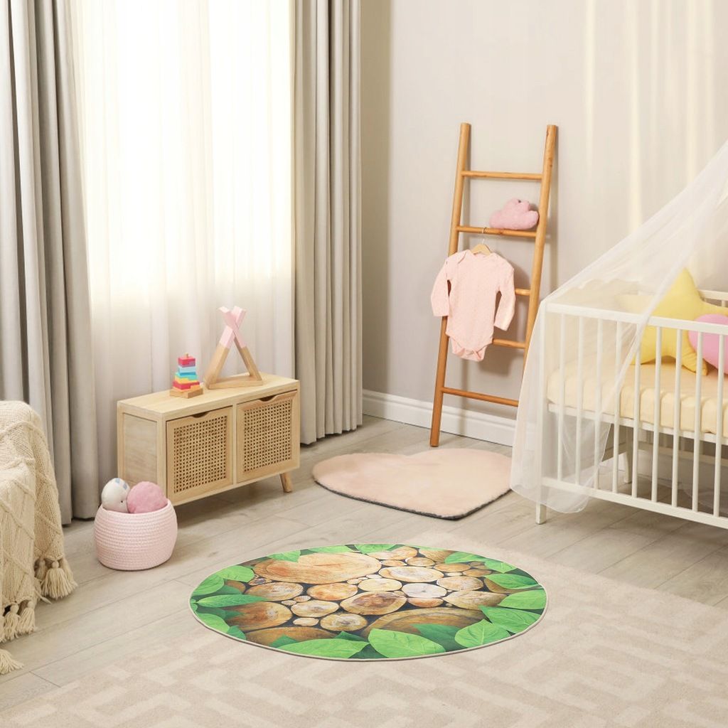 1 Tapis Rond Pour Enfants. - 7