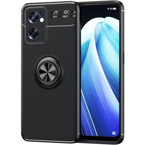 Coque De Pour Oppo Find X5 Lite 6.43"", Support De Bague Support De Voiture - Le Noir