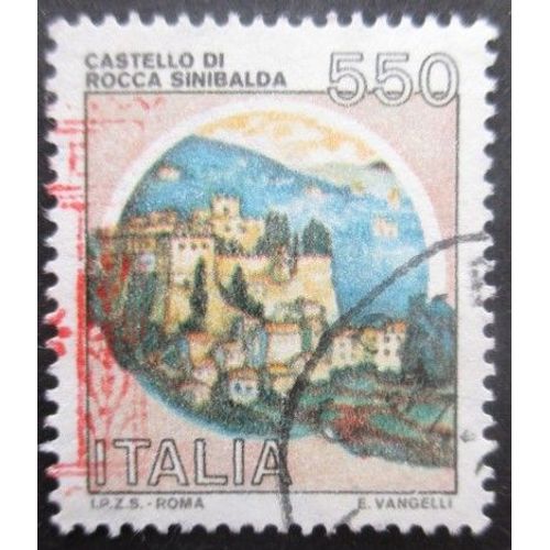 Italie N°1603 Chateau Oblitéré