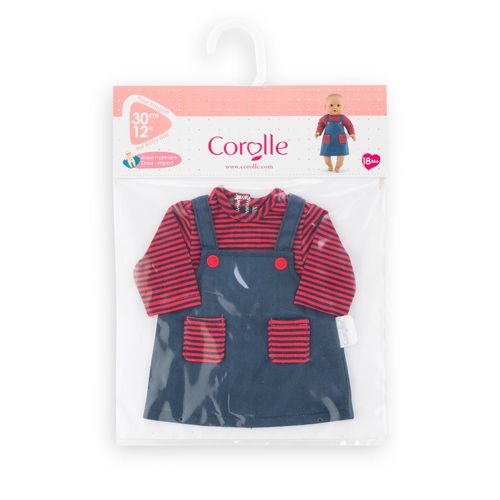 Mes Vêtements De Poupons Corolle Bb30 Robe Marinière