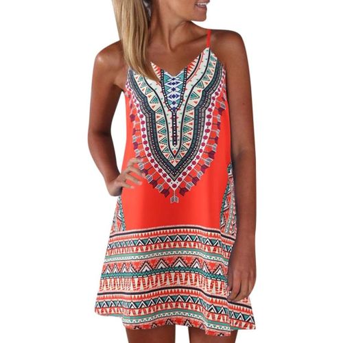 Robe Patchwork Bleu De Plage