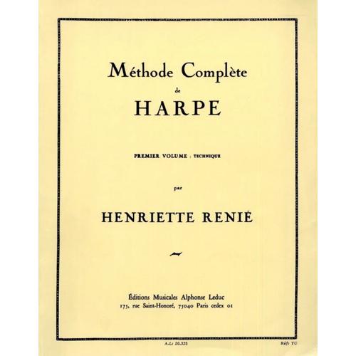 Methode Complete De Harpe Henriette Renie Vol. 2 Syntaxe Et Appendice