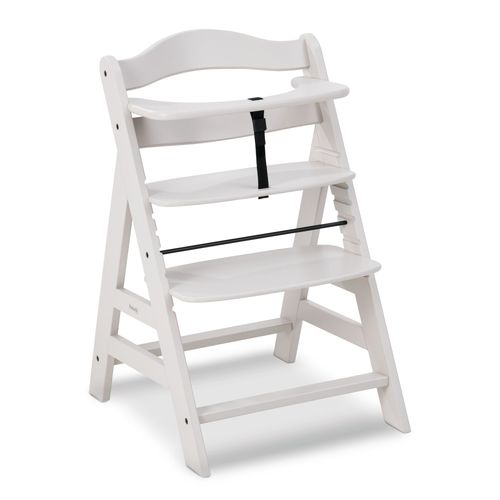 Chaise Haute Évolutive Alpha+ 2 En 1 Blanc - Hauck