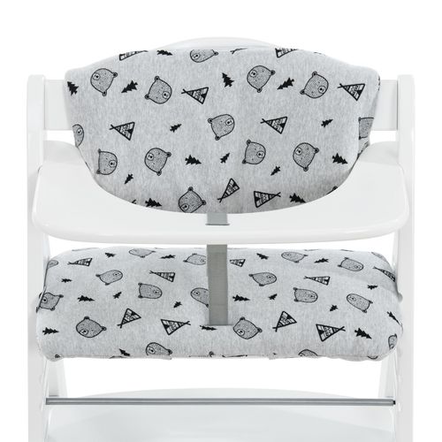 Coussin De Chaise Haute Deluxe Gris Chiné - Hauck