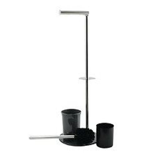 Msv Combin? Wc Inox Et Verre Gris