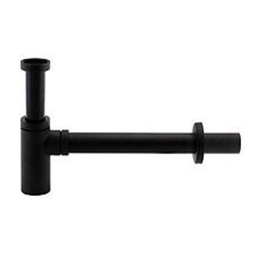 Siphon Lavabo Design Finition Noir Mat