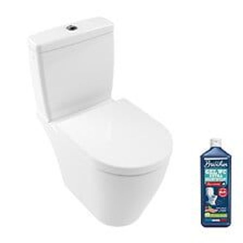 Wc ? Poser Sans Bride Avento Avec Abattant Frein De Chute D?Clipsable, Avec Nettoyant