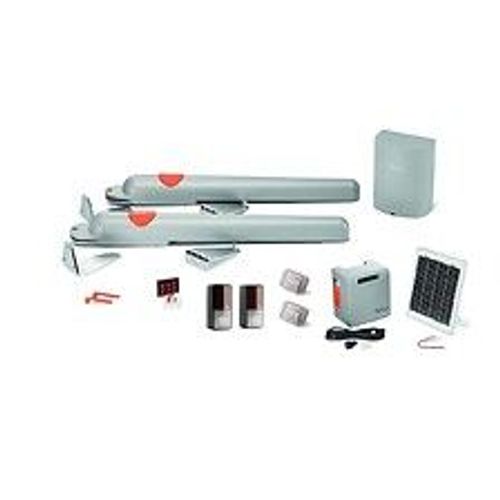 Kit motorisation pour portail battant ARIA START KIT 200 + Kit solaire et Photocellules - Nice Home