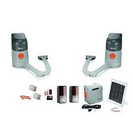 Kit motorisation ? bras pour portail battant MAESTRO START KIT 200 + Kit solaire et Photocellules - Nice Home