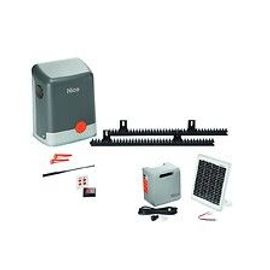Kit motorisation pour portail coulissant FILO START KIT 400 + Panneau solaire - Nice Home