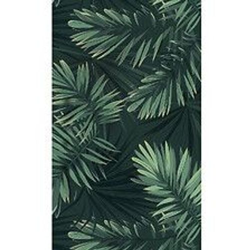 Papier peint panoramique intiss?, feuille jungle tendance clair et fonc?, 150 cm X 250 cm
